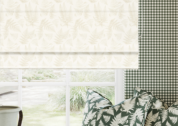 Fernswood, Walls White - Twist&Fit Roman Blind - Image 5